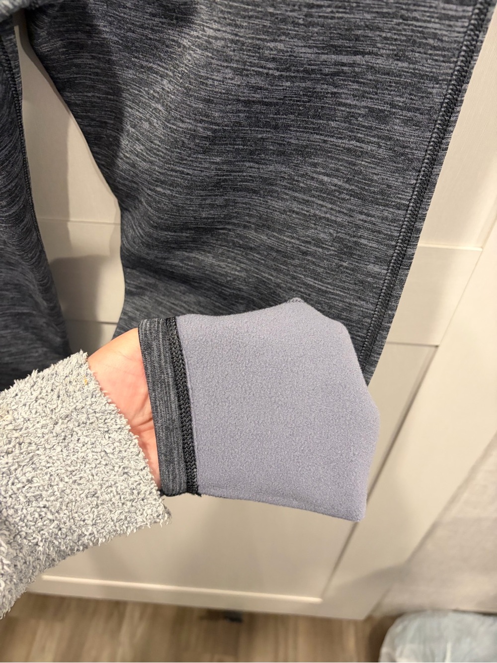Athleta Dark Heather Gray High-Rise Performance Leggings - Picture 7 of 7